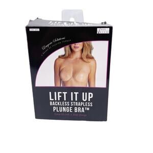Fashion Forms Lift It Up Nude Backless Strapless Plunge Bra Size‎ A Cup